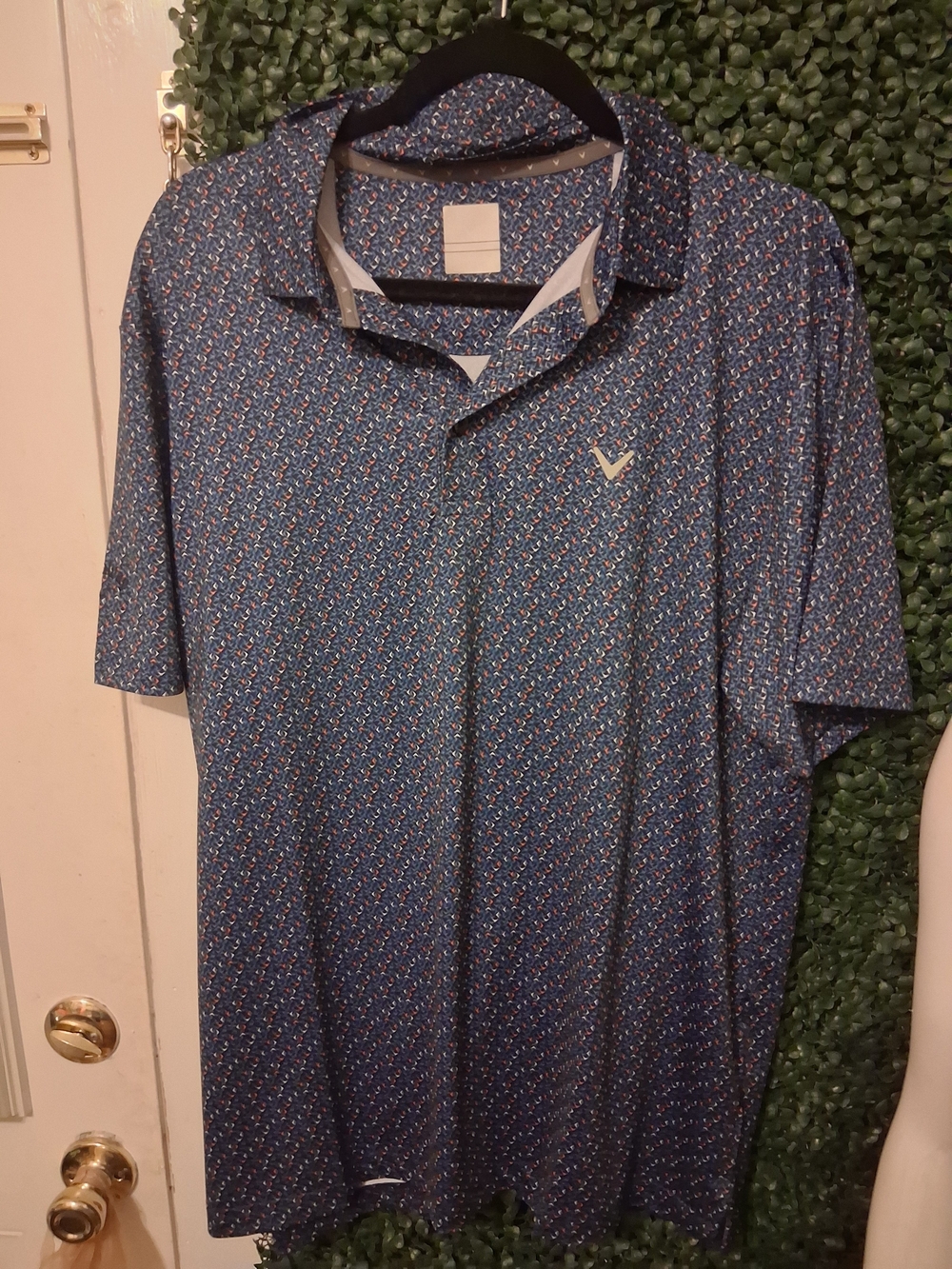 Callaway Navy Micro-Pattern Performance Polo - Picture 4 of 6